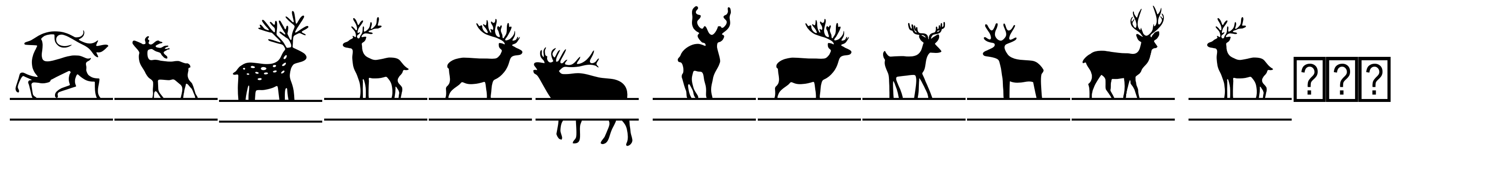 Bladis Night Deer Monogram